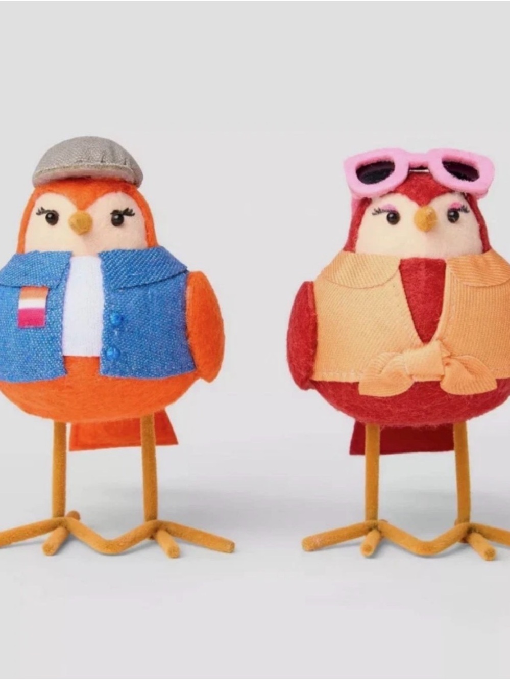 Target Pride Mini Birds 2025 LGBTQIA Set of 2 Gal & PAL Featherly Friends